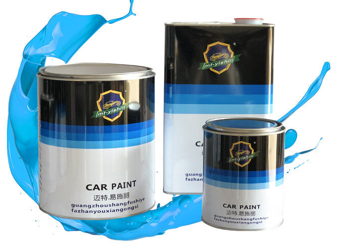 Refinish Sparking Silver Metallic Automotive Paint Powder Coating 1K Basecoat