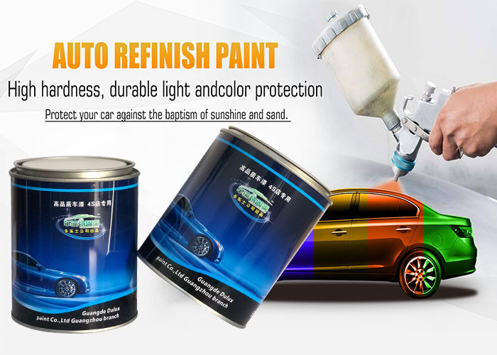 Iron Yellow Anti Rust Pearl 1K Car Paint Liquid Coating State OEM / ODM Service