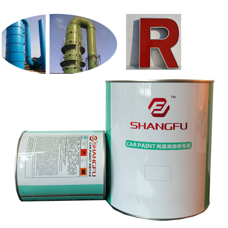 Corrosion Protection Industrial Steel Paint , Highlight Chemical Resistant Paint