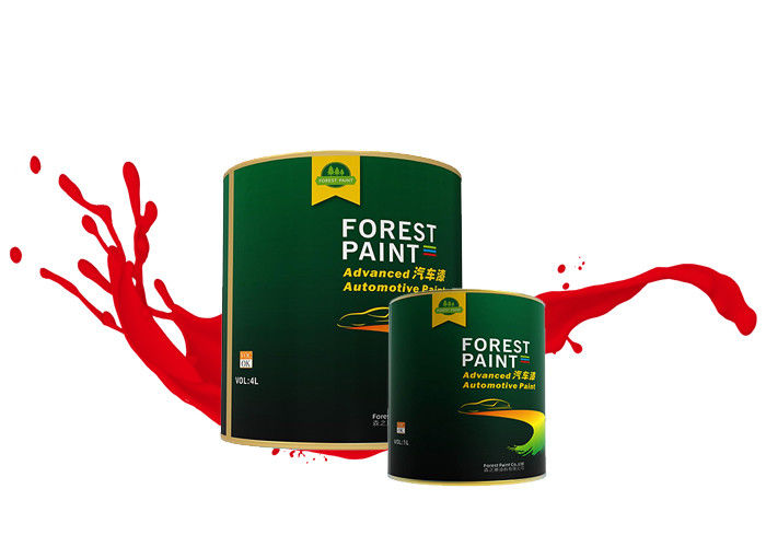 Forest Paint Acrylic 1k Car Paint Transparent Red For Bmw Car