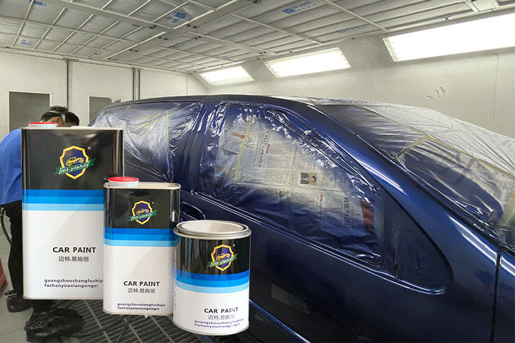 Epoxy Anti Scratch Coating 1K Car Paint Metallic Color For Automotive Frame