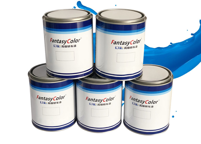 Chrome Effect Pigment Silver Metallic Automotive Paint Colors Weather Resistant
