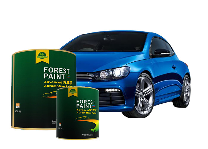 Clear Acrylic Blue Pearlescent Car Paint High Color Saturation