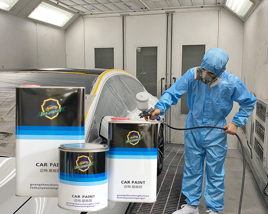 Yellow Resistant High Heat Clear Coat Spray Paint Metallic 1k Acrylic